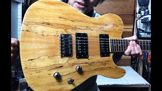 UNBOXING  Fender spalted maple telecaster MIK Korean Beauty [upl. by Jerrylee853]