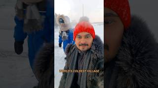 WORLDS COLDEST VILLAGE 🌍🥶 Oymyakon oymyakon oymyakonrussia oymyakonwinter russia travelvlog [upl. by Rosdniw]