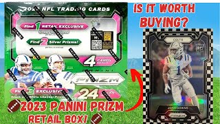 Are These Worth Buying 2023 Panini Prizm Football Retail Box Review [upl. by Nylanej]