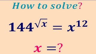 A Nice exponents problem [upl. by Aihtniroc]