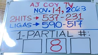 2HITS RAJUD 537231 LIGAS ANG 5175901 PARTIAL NUMBER TA NOV 14 [upl. by Enidan141]