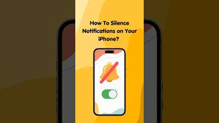 How To Silence Notifications on Your iPhone iphonetips [upl. by Crescantia]