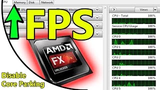 FIX How to unpark cores for AMD Better FPS [upl. by Tekcirk]