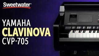 Yamaha Clavinova CVP705 Digital Piano Review [upl. by Iam904]