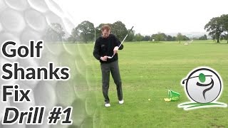 Golf Shank Fix  Drill 1  Hit on the Toe [upl. by Dorahs267]