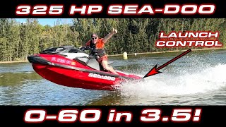 CRAZY SPEED  The quickest PWCJet Ski you can buy  SEADOO RXPX 325 RXTX Review  060 MPH [upl. by Emlen]