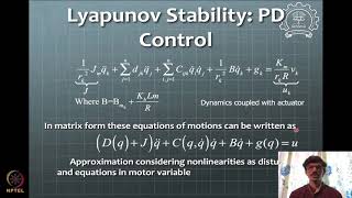 Lecture 40 Application of Lyapunov stability analysis [upl. by Llennahs]