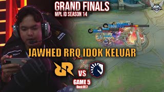 JAWHED RRQ IDOK KELUAR❗❗  RRQ VS TLID  GAME 5  MPL ID S14  GRAND FINALS HARI 5 [upl. by Boycey]