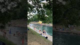 Best Place to Swim in Austin TX Barton Springs Pool [upl. by Jonas]