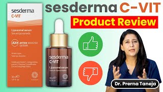 sesderma CVIT Serum Review  Best Vitamin C Serum in India  Benefits of Vitamin C Serum [upl. by Daas]