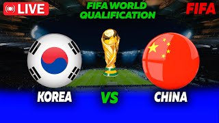 🔴 LIVE  KOREA vs CHINA FIFA World Cup qualification AFC match today  Game play PES [upl. by Lewej429]