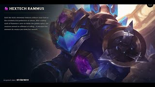 HEXTECH RAMMUS SKIN SPOTLIGHT10082024 [upl. by Attenwad]