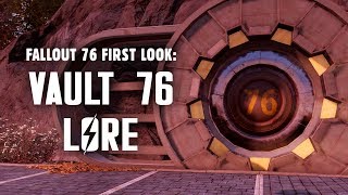 Fallout 76 First Look Part 1 Vault 76 Lore  The Events Leading Up to Reclamation Day [upl. by Kam481]