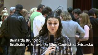 Bernarda Brunovic Eurovision Song Contest Switzerland [upl. by Levi]