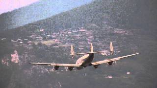 Lockheed Super Constellation 02 fly by at Sion 2011 Airshow [upl. by Laikeze]