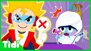 Superhero Safety Man Songs Compilation  Nursery Rhymes amp Kids Songs [upl. by Otrebire]