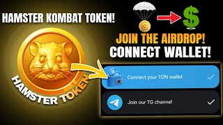 AIRDROP TASKS CONNECT WALLET HAMSTER KOMBAT TOKEN LISTING HAMSTER KOMBAT CONNECT WALLET [upl. by Ivy]