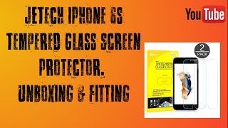 JETech iPhone 6s Tempered Glass Screen Protector  Unboxing amp Fitting [upl. by Demy460]