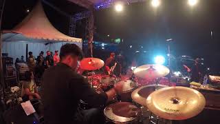 Terdalam Andra and the backbone drum cam new year 2019 di “sangatta” [upl. by Philip]