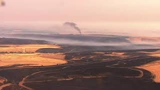 Raw video Sky 8 over the South Valley fire near Dufur [upl. by Atteragram]