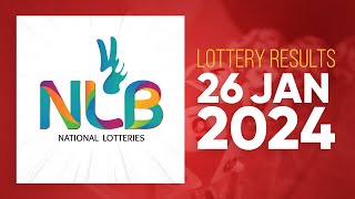 NLB Live Lottery Draw 20240126  0930 PM [upl. by Eelyahs]