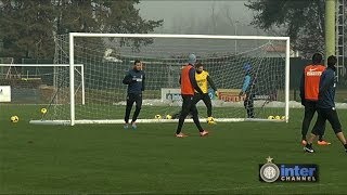 ALLENAMENTO INTER REAL AUDIO 15 01 2014 [upl. by Kellyn]