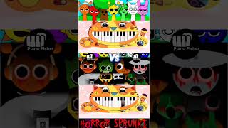 SPRUNKI INCREDIBOX Vs Horror SPUNKI Theme  On Cat 😺 Piano shorts [upl. by Ael884]