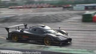 Pagani Zonda R vs Pagani Zonda Cinque Sound [upl. by Nahtanod629]