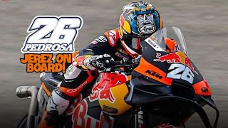 ONE LAP  Dani Pedrosa tested KTM rc16 on board circuito de Jerez [upl. by Vacla]