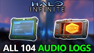 Halo Infinite  All 104 Audio Logs Locations Guide [upl. by Notnats597]