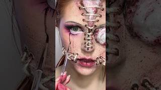 Ripped doll Halloween makeup [upl. by Seugram]