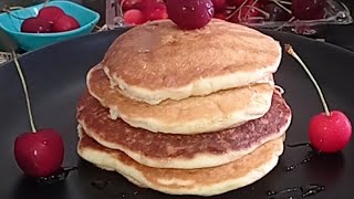 Pancake Recipe  Eggless and Quick Pancakes in minutes Kids Favorite Pancakes Recipe [upl. by Yblek]