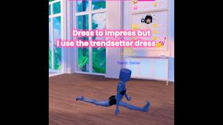 Dress to impress but I use the trendsetter dress✨ [upl. by Icul25]