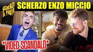 REAGIAMO AL TERRIBILE SCHERZO A ENZO MICCIO  UN SUO VIDEO SCANDALOSO VIENE MANDATO IN ONDA AL TG [upl. by Silas]