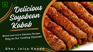 Veg soyabean kabab  soya kabab recipe  soyabean recipe  soya chunks kabab recipe  healthy kabab [upl. by Charita302]