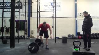 Lee Howe pound 4 pound Qualifier WOD 1 [upl. by Joelie]