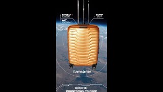 Samsonite launched a suitcase into space then dropped it [upl. by Krys]