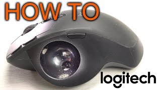 How to Clean Logitech Trackball Mouse MX Ergo [upl. by Diego]