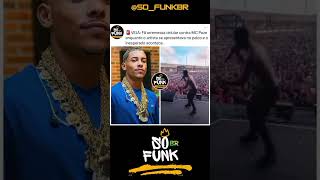 Fã arremessa celular contra MC Poze mcpoze funk cantor show [upl. by Yenttihw]