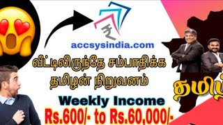 Work From Home Part Time WorkPlan Presentation  Accsys India  More Details 8754970507 [upl. by Notyard727]