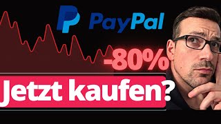 PayPal Aktien nach 80 einmalige Kaufchance [upl. by Atteugram]