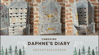 Unboxing Daphnes diary adventskalender  Wat is dit een SCHITTERENDE kalender [upl. by Bunch]