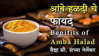 Ambe Haldiche Fayde  आंबे हळदीचे फायदे  benefits of ambe halad [upl. by Ailel198]