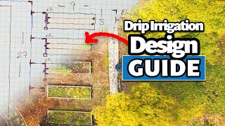 How to Design a Drip Irrigation System Beginners StepbyStep DIY Guide [upl. by Enirol]