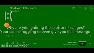 Windows 11 Kill screen DoubleExtended V25 [upl. by Siron]