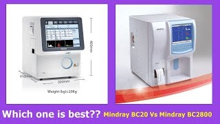 Mindray BC20 Vs Mindray BC2800  Which one is best Comparison [upl. by Sadoff]