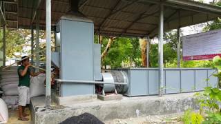 Flatbed Grain Dryer in Sint Gaing Township Myanmar installed by Pioneer Agrobiz Co Ltd [upl. by Anchie]