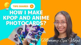 How to Make a DIY KPOP AND ANIME PHOTOCARDS Using the Silhouette Cameo 4 Cutting Machine [upl. by Ivie]