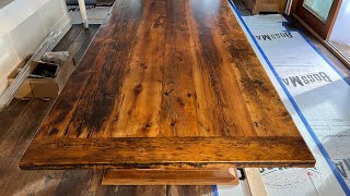 10’ Ontario Barnwood Frame Base Table [upl. by Courcy]