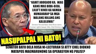 Matapos SABIHING PALPAK ang WA R on DR UGS ni PRRD BATO NANGGIGIL Kay DIOKNO quotMAS MARUNONG KAPAquot [upl. by Angi]